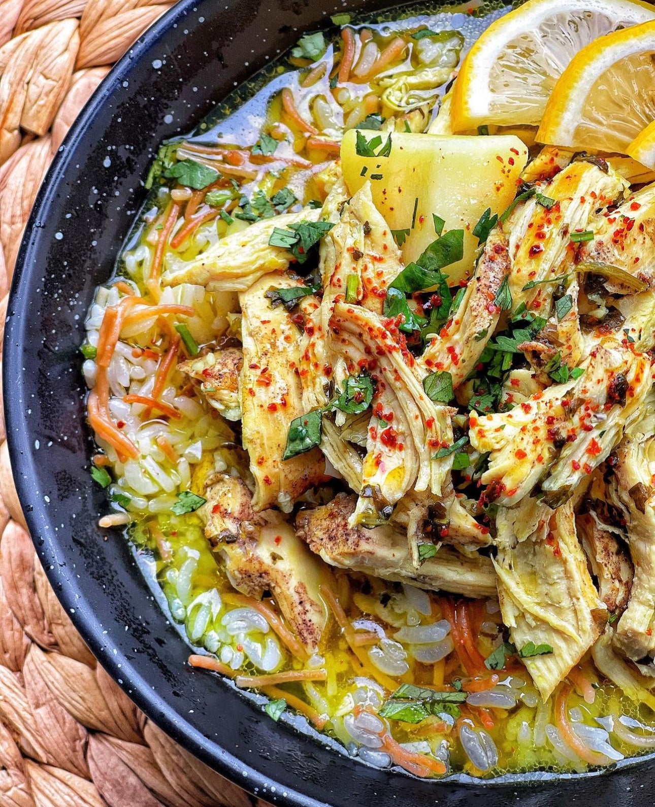 Chicken & Potato Lemon Soup ‘Osiyeh’