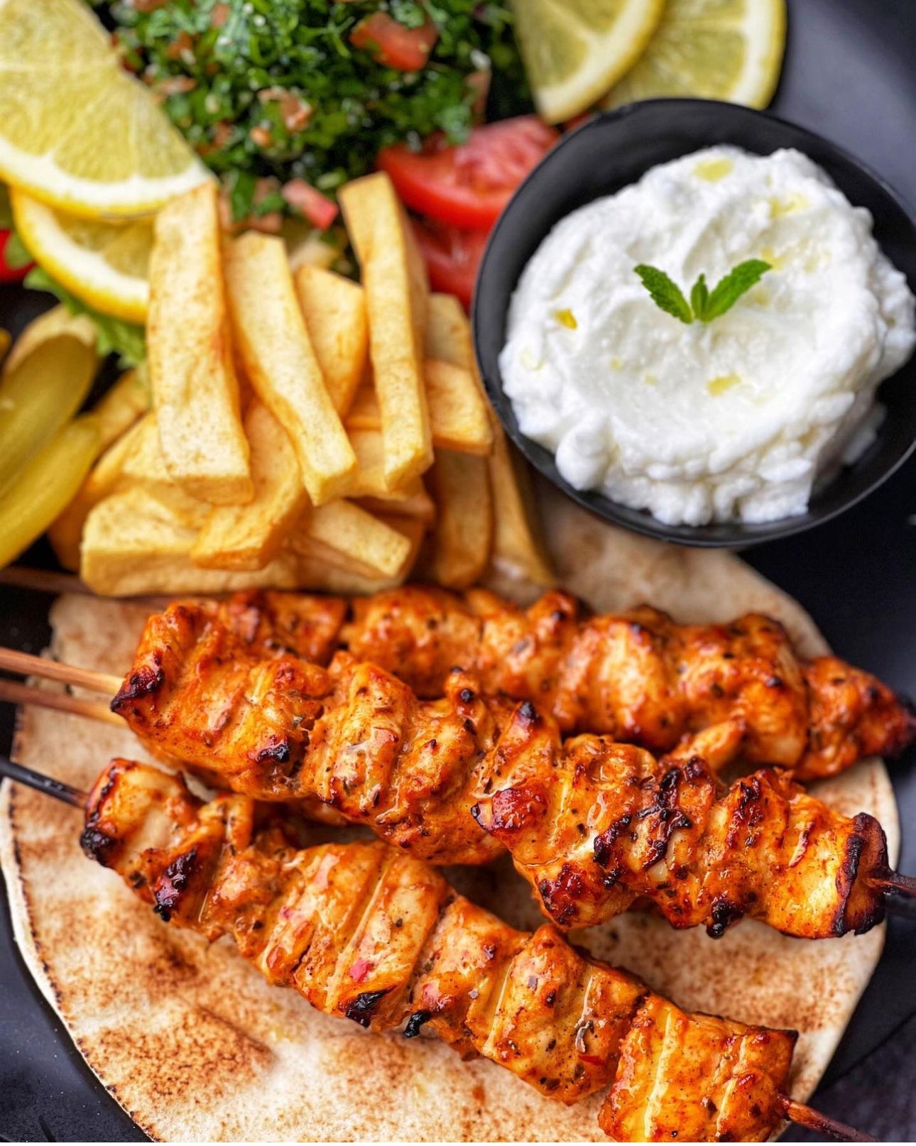 Shishtawouk 'Middle Eastern Chicken Skewers'