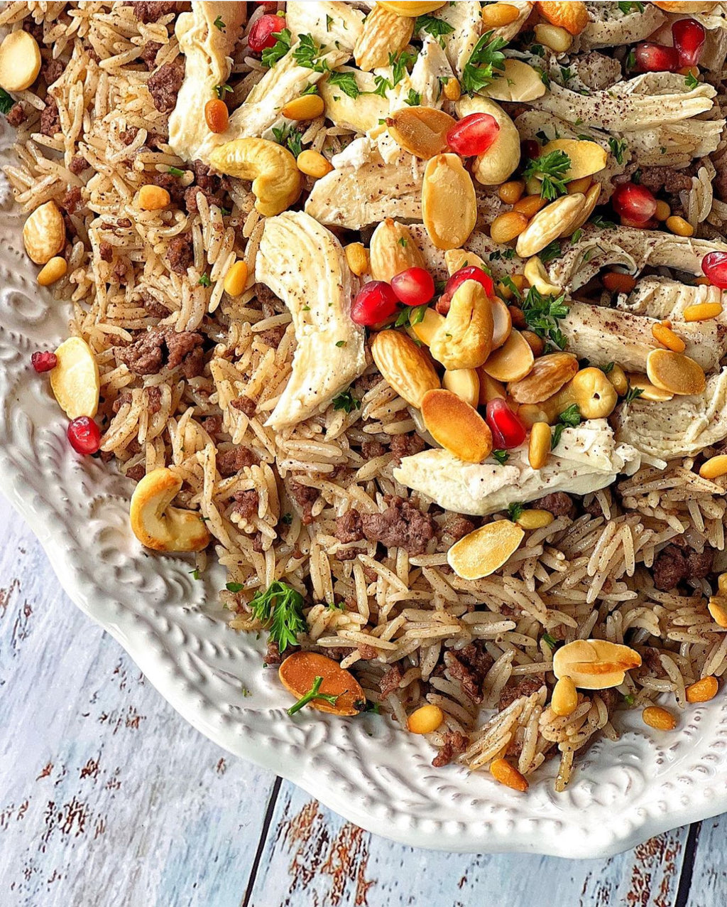 Lebanese Rice with Chicken 'Riz a'Djaj' – Mamaghanouj