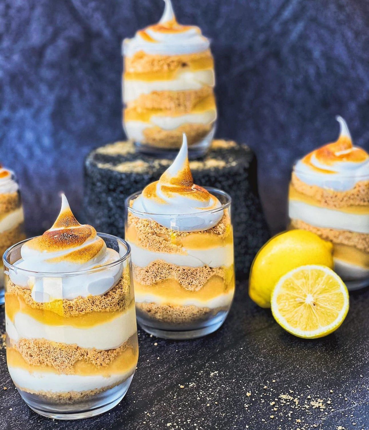 Lemon Meringue Cheesecake Cups