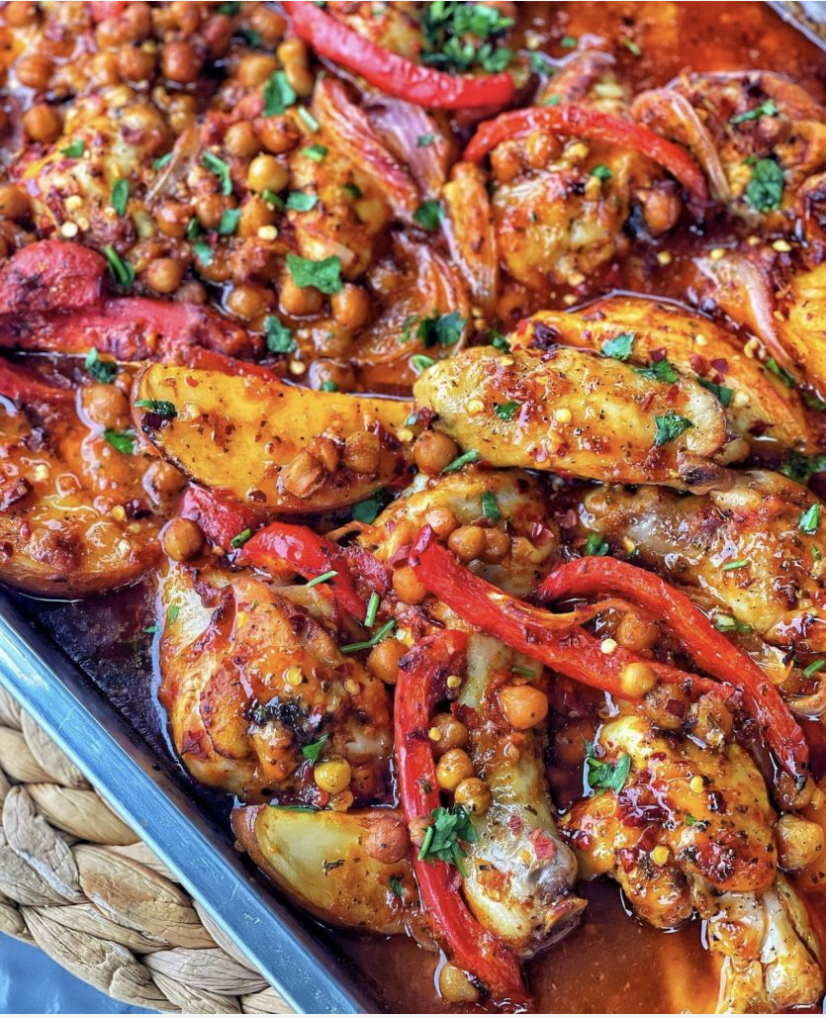Moroccan Inspired Roast Chicken & Potatoes