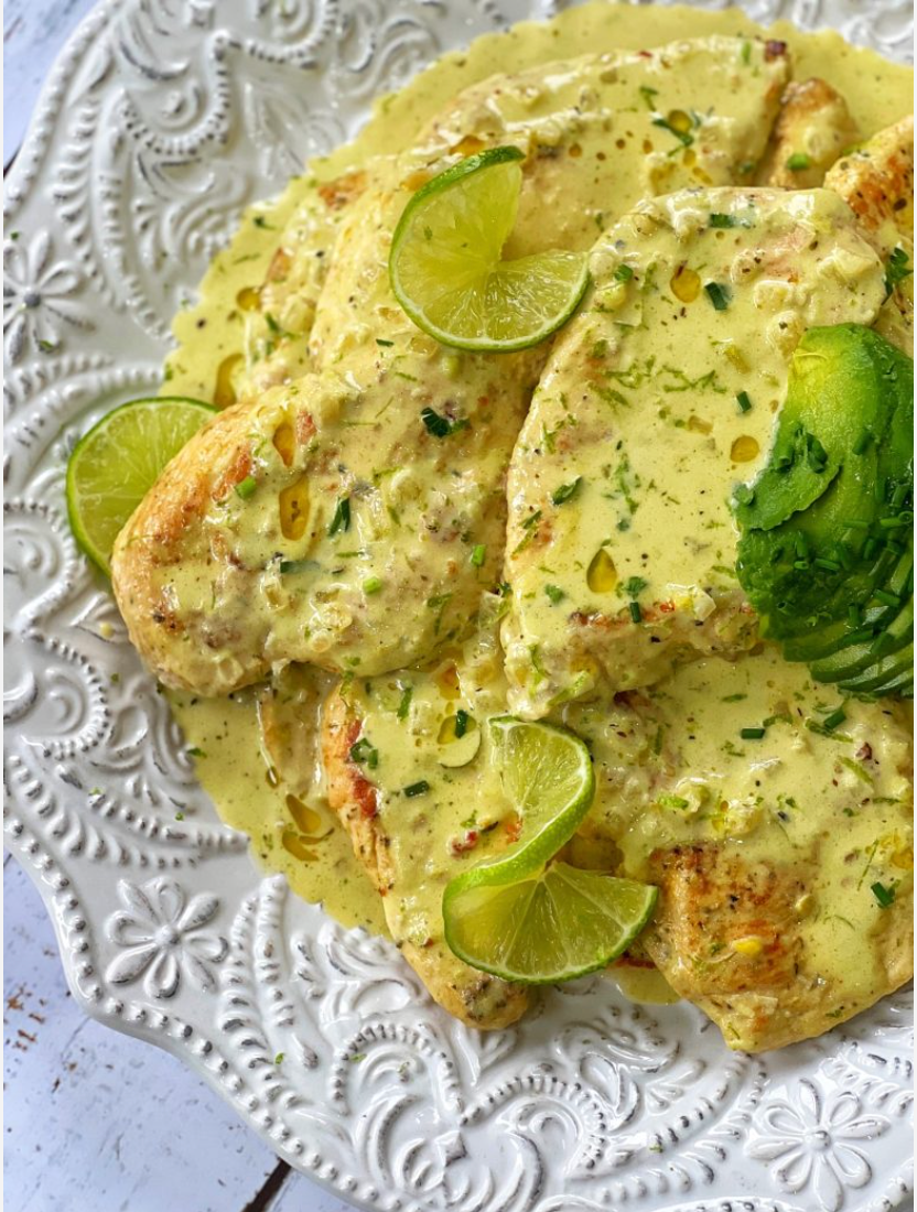 Creamy Avocado Lime Chicken