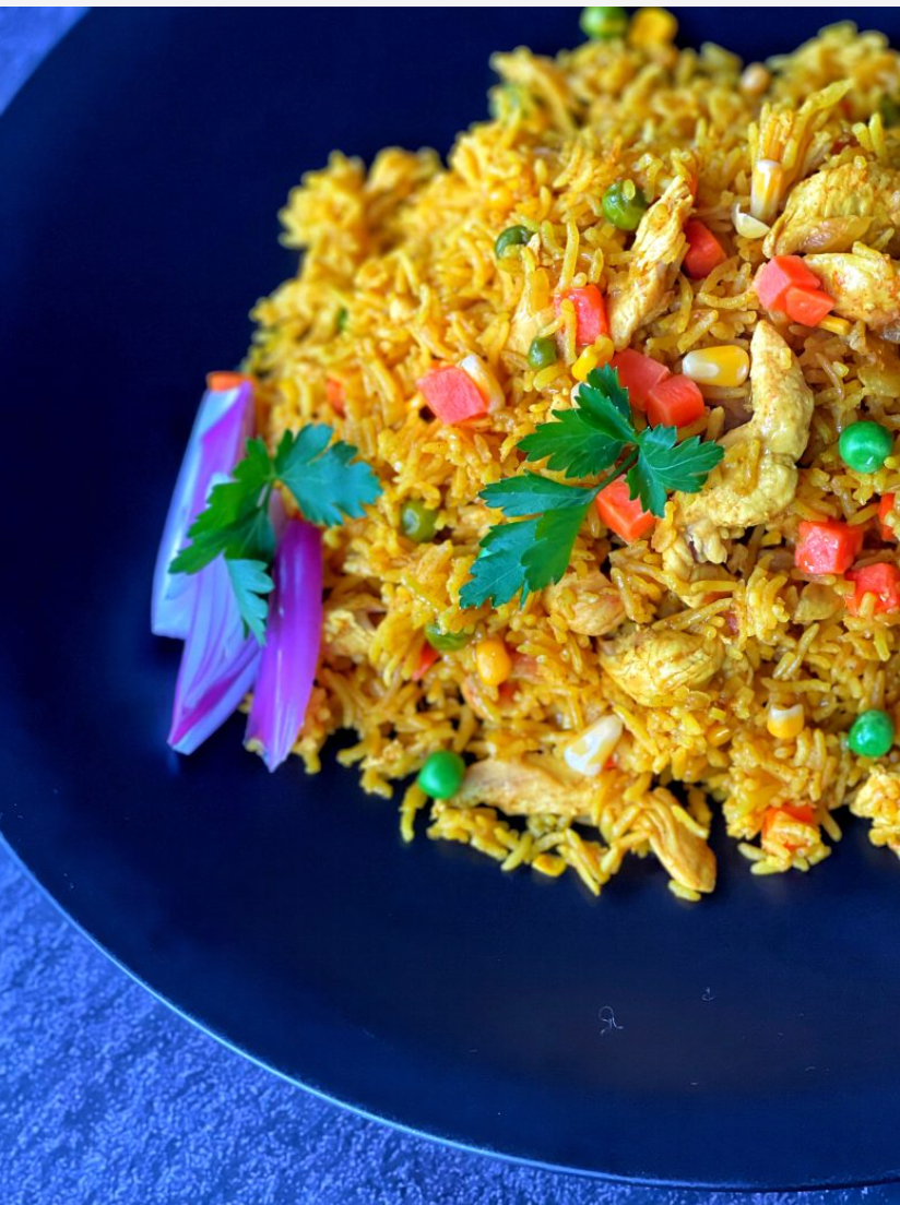 Easy Curried Veggie Rice