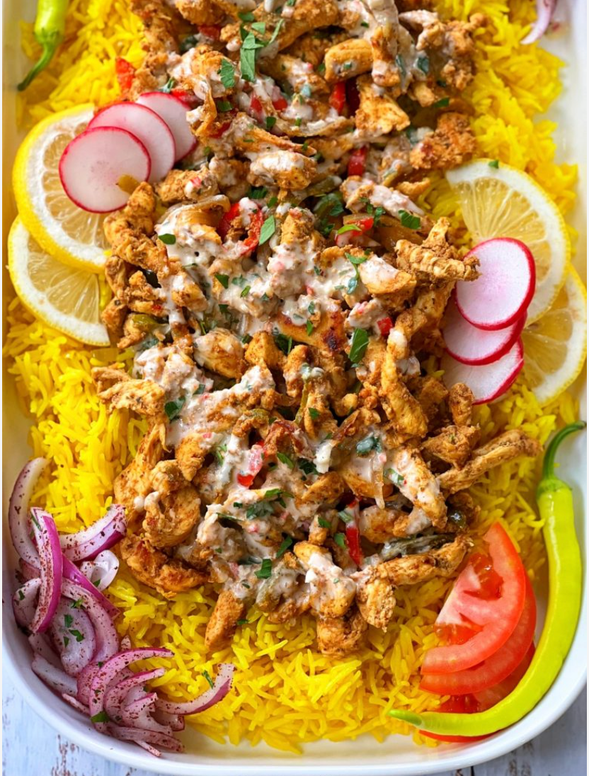 Chicken Shawarma Loaded Rice